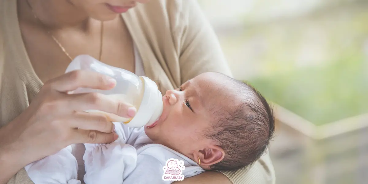 شیر دادن به نوزاد با شیر خشک