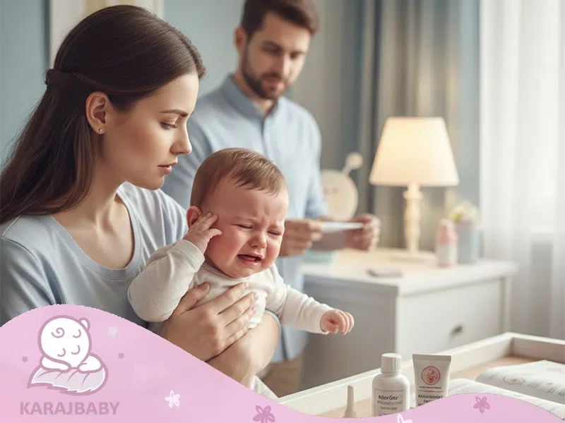 علائم عفونت گوش نوزاد